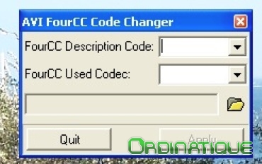 FourCC Code Changer